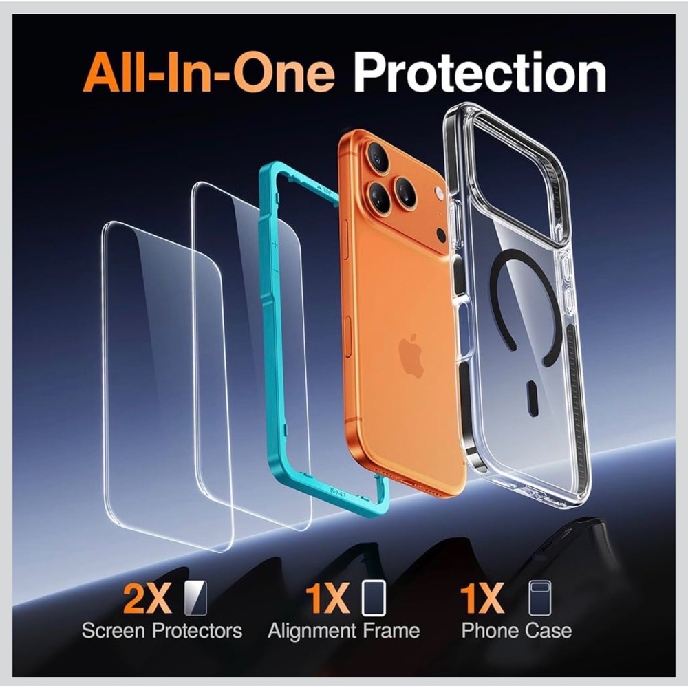 SmartDevil Pro Case Protection‎ iPhone 17 Max Black Magnetic Drop-Resistant New